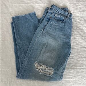Old Navy Light Blue High-Rise Wide Leg Jeans